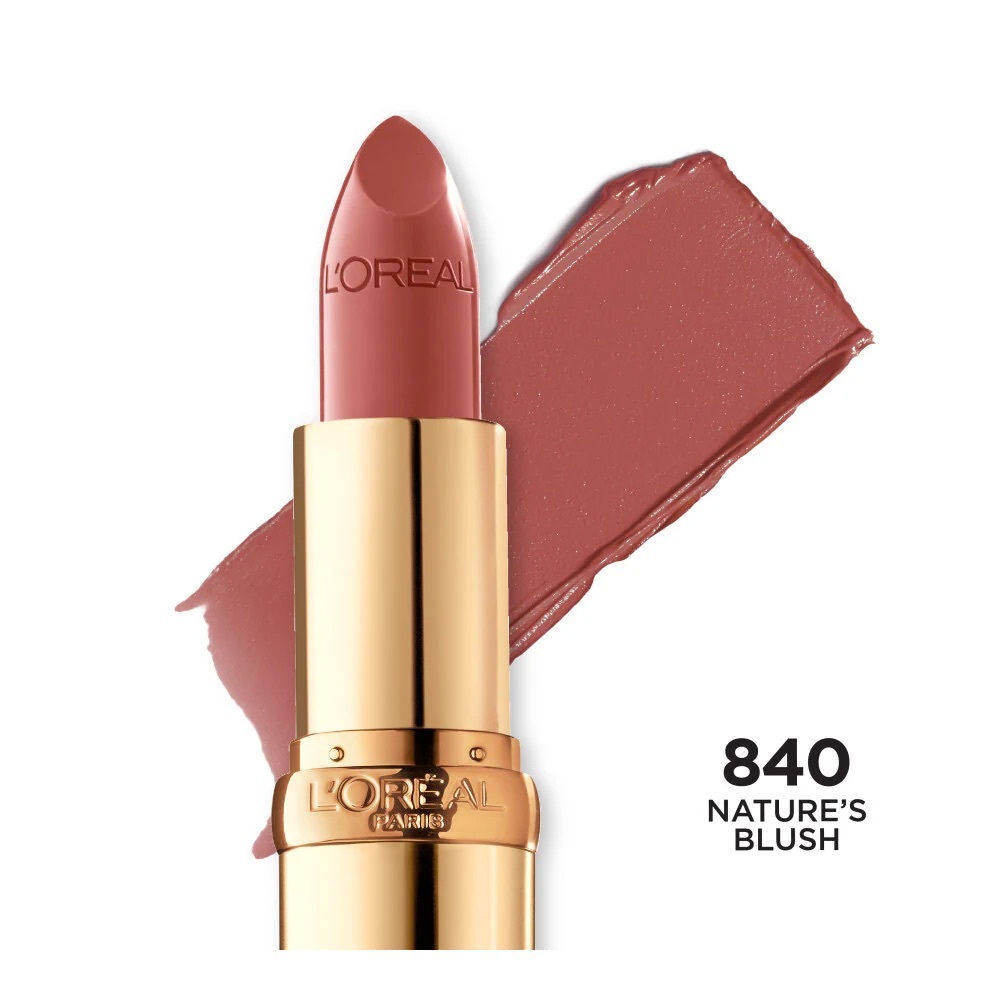 New x 2 TUBES Loreal lipstick 840 Nature’s Blush medium neutral tan pink L’Oreal